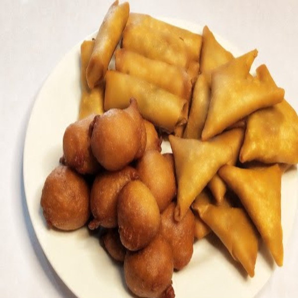 Combo Tray (Puff Puff, Spring Roll &Samosa)